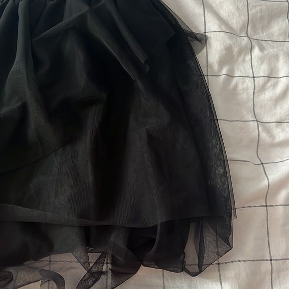 SOLD - Wonder Nation Black & White A-Line Dress w/ Sequins Girls Size 18/XXL - Picture 4 of 5